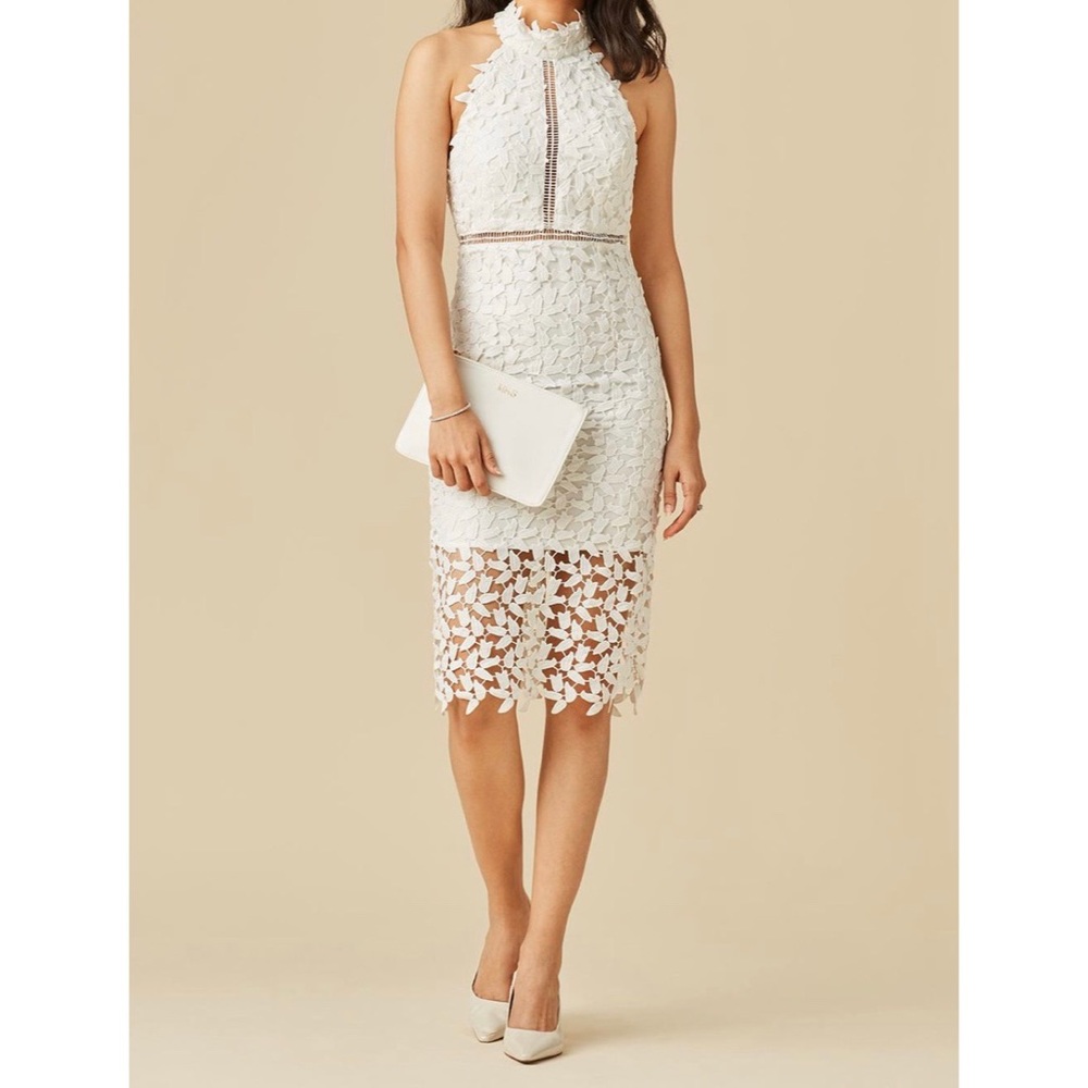 Gorgeous white midi dress